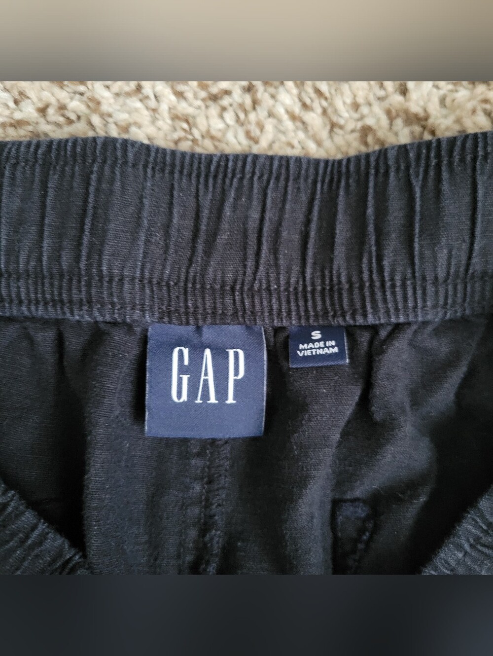 Gap Pants Barrel Leg Linen Black Spring Summer Pant Airy Balloon Tapered Small - Picture 4 of 8